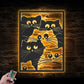 Cat Led Metal Sign - Wix Decor 