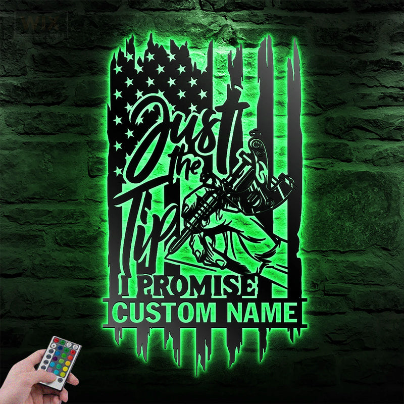 Tattoo Shop LED Metal Sign - Wix Decor