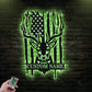 Deer Or Moose Hunting LED Metal Sign - Wix Decor