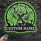 Deer Or Moose Hunting LED Metal Sign - Wix Decor
