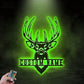 Deer Or Moose Hunting LED Metal Sign - Wix Decor