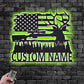 Deer Or Moose Hunting LED Metal Sign - Wix Decor