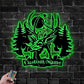 Deer Or Moose Hunting LED Metal Sign - Wix Decor