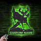 Deer Or Moose Hunting LED Metal Sign - Wix Decor