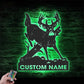 Deer Or Moose Hunting LED Metal Sign - Wix Decor