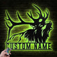 Deer Or Moose Hunting LED Metal Sign - Wix Decor