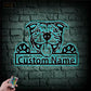 Dog Led Metal Sign - Wix Decor