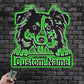 Dog Led Metal Sign - Wix Decor