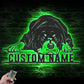 Dog Led Metal Sign - Wix Decor