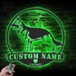 Dog Led Metal Sign - Wix Decor