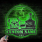 Dog Led Metal Sign - Wix Decor