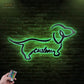 Dog Led Metal Sign - Wix Decor