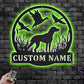 Dog Led Metal Sign - Wix Decor