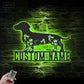 Dog Led Metal Sign - Wix Decor