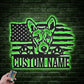 Dog Led Metal Sign - Wix Decor
