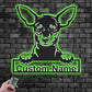 Dog Led Metal Sign - Wix Decor