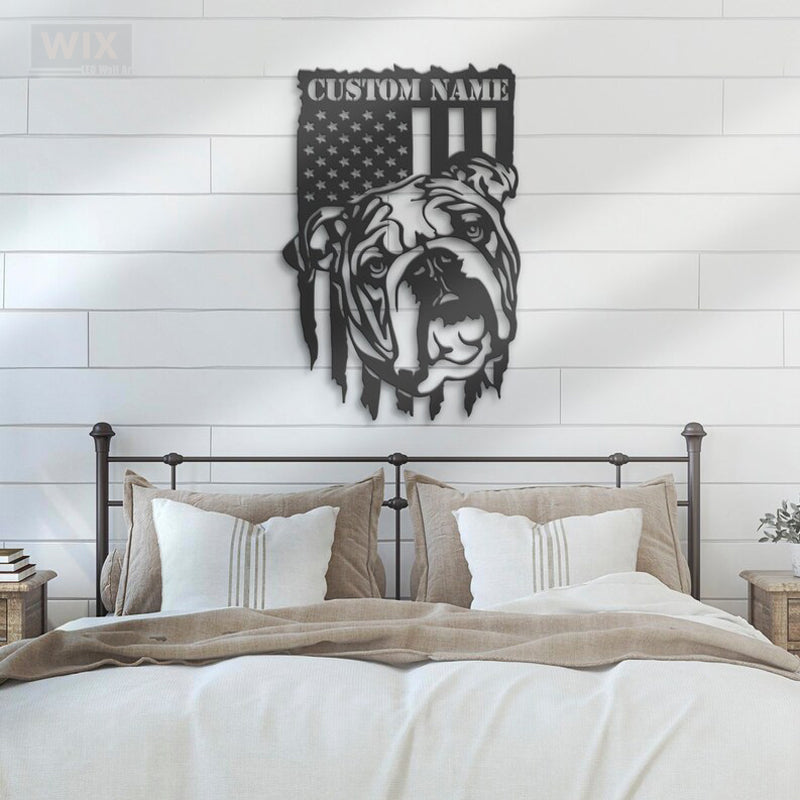 Dog Led Metal Sign - Wix Decor