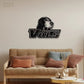Dog Led Metal Sign - Wix Decor