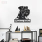 Led Dog Metal Sign - Wix Decor