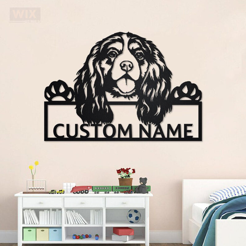Dog Led Metal Sign - Wix Decor