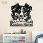 Dog Led Metal Sign - Wix Decor