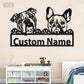 Dog Led Metal Sign - Wix Decor