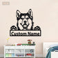Dog Led Metal Sign - Wix Decor