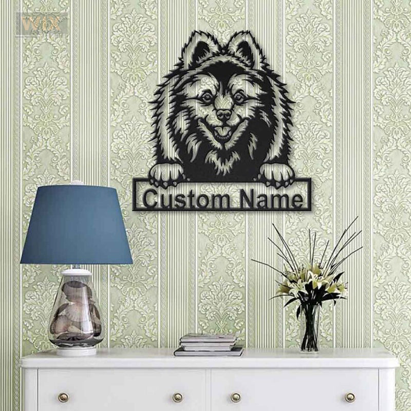 Dog Led Metal Sign - Wix Decor