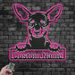 Dog Led Metal Sign - Wix Decor