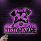 Dog Led Metal Sign - Wix Decor