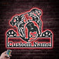 Dog Led Metal Sign - Wix Decor
