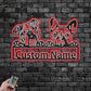 Dog Led Metal Sign - Wix Decor