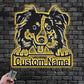Dog Led Metal Sign - Wix Decor