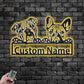 Dog Led Metal Sign - Wix Decor