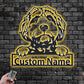 Dog Led Metal Sign - Wix Decor