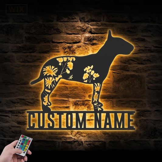Dog Led Metal Sign – Wix Decor