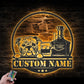 Dog Led Metal Sign - Wix Decor