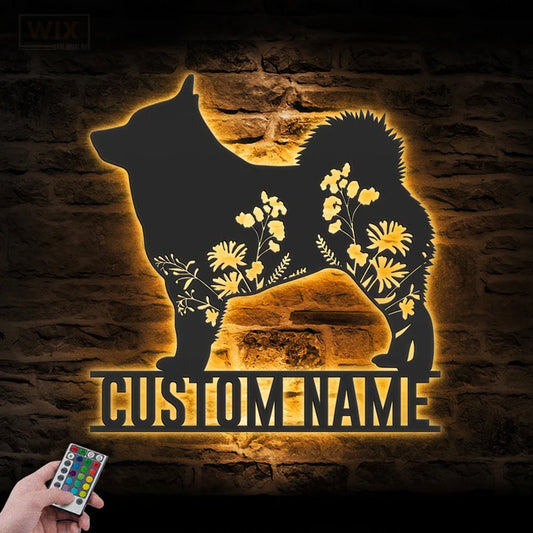 Dog Led Metal Sign – Wix Decor