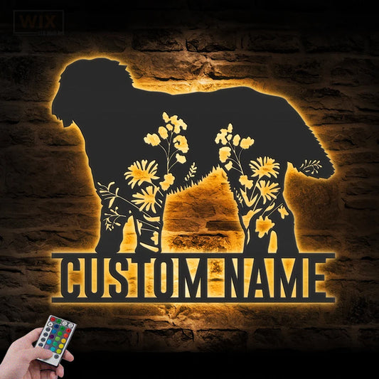 Dog Led Metal Sign – Wix Decor
