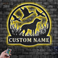Dog Led Metal Sign - Wix Decor