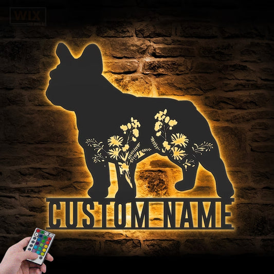 Dog Led Metal Sign – Wix Decor