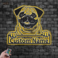 Dog Led Metal Sign - Wix Decor