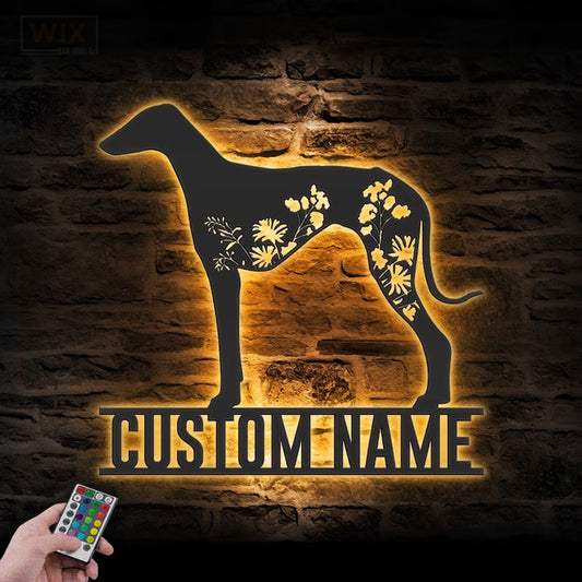 Dog Led Metal Sign – Wix Decor