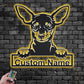 Dog Led Metal Sign - Wix Decor