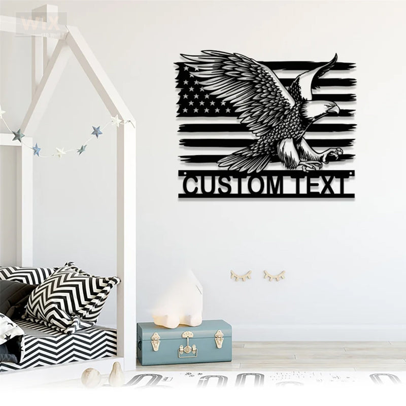 Eagle Led Metal Sign – Wix Decor