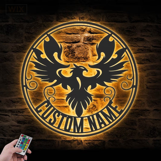 Eagle Led Metal Sign – Vinamaker