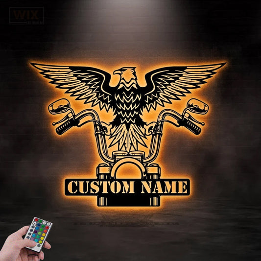 Eagle Led Metal Sign – Vinamaker