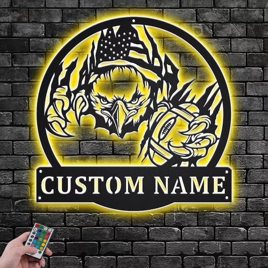 Eagle Led Metal Sign – Vinamaker