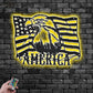 Eagle Led Metal Sign - Wix Decor 