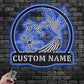 Flower Led Metal Sign – Wix Decor